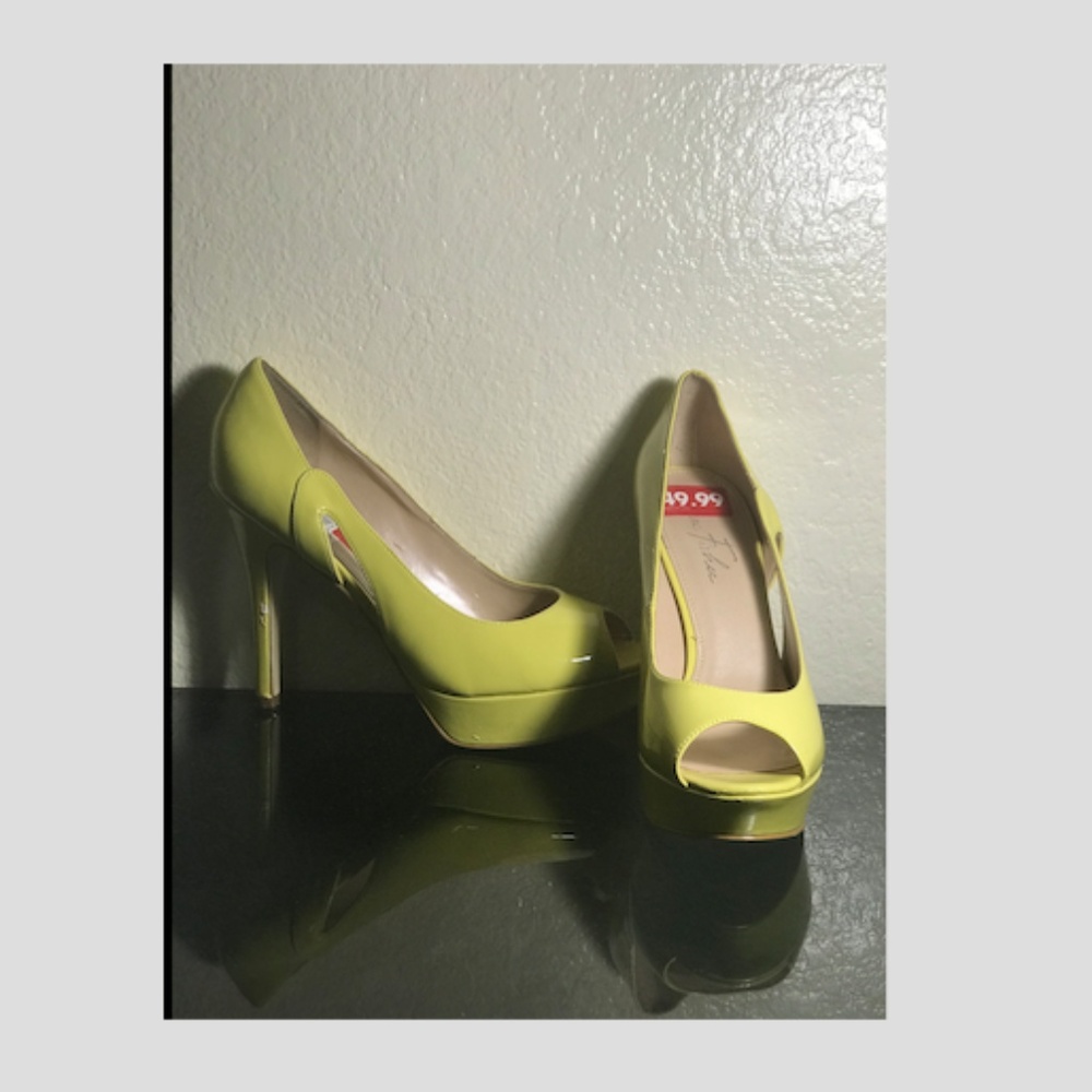 Yellow High Heels